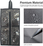 Shoe Bags for Travel 6 Pack Large Multi-color Shoe Pouch for Men Women Waterproof Translucent Portable Shoe Organizer bag with Sturdy Zipper and Handle