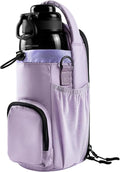 Magnetic Gym Bag for Men and Women, Magnetic Water Bottle Holder for Gym, Small Gym Bag, Gym Gifts for Women and Men (Purple, <40 OZ)