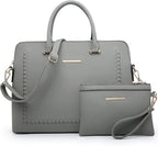 Dasein Laptop Bag for Women 14 Inch Computer Shoulder Bag Large Capacity Messenger Bag Business Office Professional Work Tote