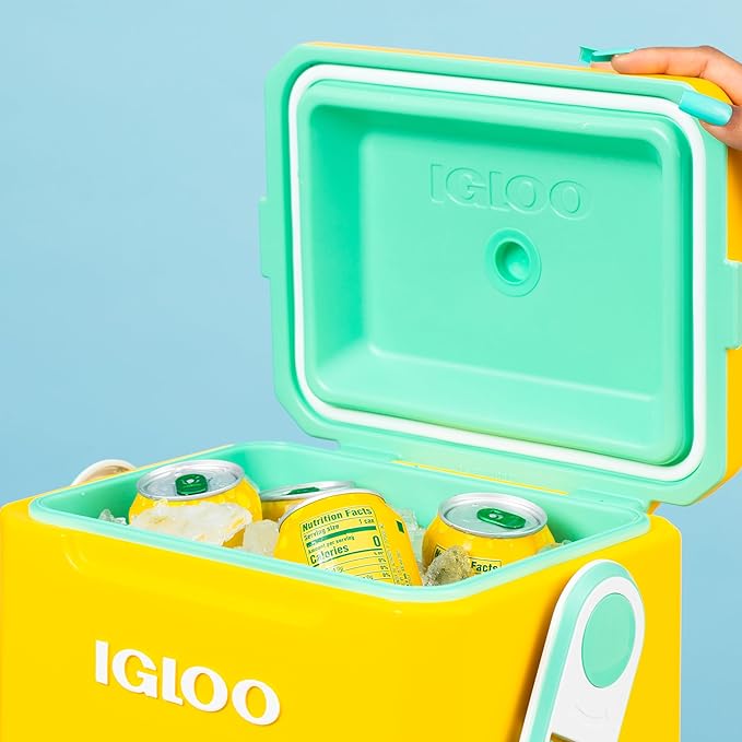 Igloo Tag Along Too Coolers | Insulated Hard Shell Picnic Style Cooler | Rolling Ice Chest
