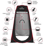Your Choice Pop Up Privacy Tent, 3.9x3.9x6.2FT Portable Shower Tent for Camping, Waterproof Outdoor Changing Room with Carry Bag for Beach Hiking RV Fishing | Portable, for Camping, Beach, Hiking, with Carry Bag, Quick Setup