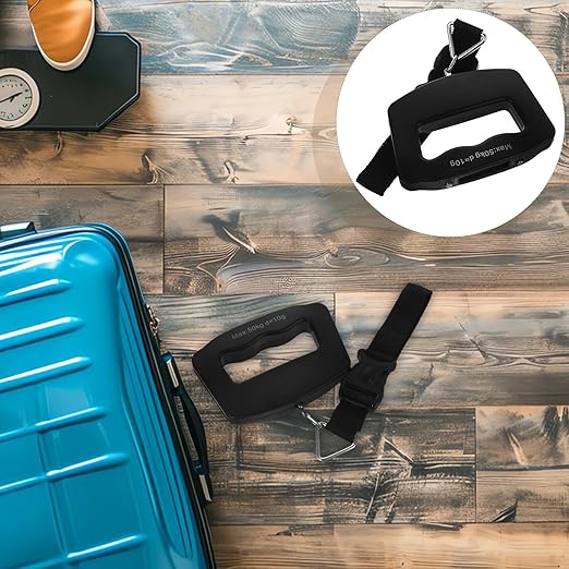 Abaodam Handheld Digital Luggage Scale with Webbing Hook Portable Travel Suitcase Weight Scale for Bags Baggage Weighing, Large Grip Handle for Accurate Travel Use