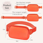 Fanny Pack Crossbody Bag for Women and Men, Belt Bag for Hiking Bum Bag with Adjustable Strap,Casual Cell Phone Pouch?Waist pack for Running Workout Sports Travel Orange