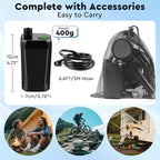 Fotgear Portable Camping Shower - 6000mAh Rechargeable Outdoor Shower with LED Display - IPX7 Waterproof Camping Shower Kit for Hiking, Travel, Car Washing, RV, Pet Bath