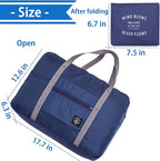 Travel Bag 5Packes Carry on Luggage Foldable Duffel Bag Sports Gym Bag Weekender Overnight Bag Water Resistant Nylon Travel Duffel for Men Women (5 PCS)