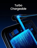 AINOPE USB to USB C Cable [5-Pack, 6.6ft] 3.1A Type C Charger Fast Charging, Right Angle USB to C Cable for Galaxy A15 A25 A35 A55 A54, S10+ S10 S9, Note 20 10 9, LG V30, Moto G, iPhone 16 15 Cord
