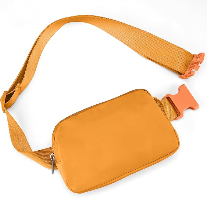 JSJ Mini Fanny Pack for Women & Men,Valentines Day Gifts for Girls Teens Kids Daughter Sister Her,Trendy Stuff Crossbody Bags Cute Everywhere Belt Bags. (Orange)