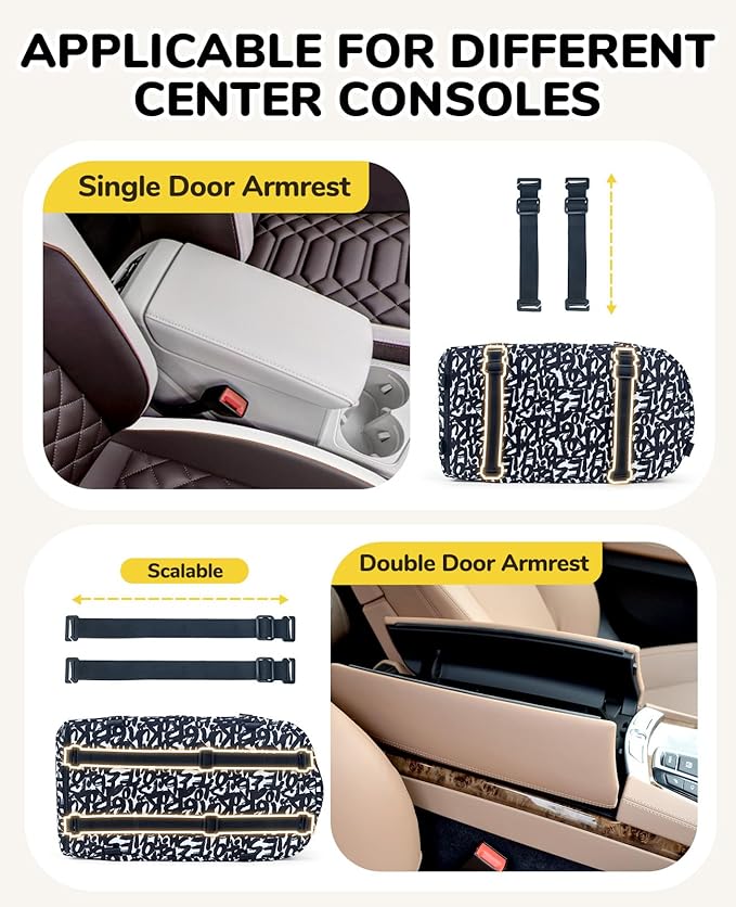 BurgeonNest Center Console Dog Car Seat for Small Dogs, Puppy Cat Car Seat Booster with Soft Cushion Safety Belt, Seats Safe & Cozy Metal Frame Armrest Dog Booster Pet Under 11 lbs (Graffiti)