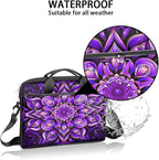 Laptop Shoulder Bag for Women Men, Waterproof Computer Case Messenger Bag Briefcase for Business Office Travel