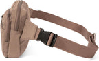 Baggallini Securtex Anti-theft Belt Bag 8.8"x5.5" Crossbody Fanny Pack for Women RFID Wallet Locking Zipper Travel Purse