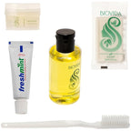 Moda West 24 Hygiene Kits - Bulk Case of Wholesale Basic Toiletry Kits for Men, Women, Travel, Charity 5 Pc A Kit