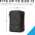 NOMATIC Shoe Cube: Shoe Packing Cube For Travel, Sneaker Bag, Shoe Travel Bag For Luggage