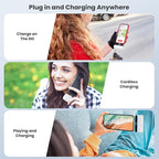 [2-Pack]Mini Portable Charger for iPhone 17/16/15,Upgraded 5500mAh PD Fast Charging USB C Power Bank,Travel Essentials Battery Pack for iPhone 17/17 Pro Max/Air/16/15 Series Galaxy Android-Pink+White