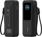 Silicone Case for Anker Laptop Power Bank (25,000mAh 165W) 1/4" Nut Hole,SD/SIM Card Storage, Display Protection&Dustproof, Travel Protective Cover Compatible with Anker Power Bank 165W/ A1695 (Black) | 25,000mAh, 165W, 1/4" Nut Hole, SD/SIM Card Stora...