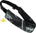Owntop Manual Inflatable Belt Pack, Adults Swim Jacket with Blowpipe & Whistle, 24g CO2 Cylinder Included, Low Profile for Kayaking, Fishing, Paddle Sports