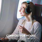 Million Sold Classic E7 Active Noise Cancelling Headphones with Upgraded HD Sound, Wireless Bluetooth Headphones Over The Ear Unequaled Comfort, Vivid Deep Bass, for Home Office Travel Gift-Pair