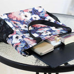 Original Floral Water Resistant Large Tote Bag Shoulder Bag for Gym Beach Travel Daily Bags Upgraded