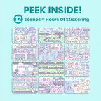 My First Trip 500+ Kids Sticker Book by Cupkin Fun Toddler Travel Activity Coloring and Sticker Book, Road Trip Essentials, 12 Coloring Pages 12 Side by Side Scenes for Ages 2–8 Years