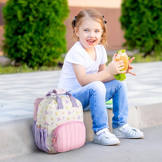 GAGAKU Toddler Backpack for Girls 2-4 years Kids Mini Backpacks Cartoon Breathable Comfortable Preschool Daypack for School Travel Lightwieght Bag - Butterfly