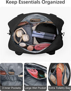 oscaurt Gym Bag for Women Lightweight Duffle Bag for Travel with Toiletry Pouch Water Resistant Carry On Weekender Overnight Duffel