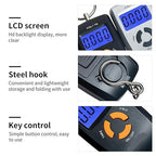 Luggage Weight Scale, 4pcs 45kg/10g Portable Hanging Scale LCD Digital Luggage Suitcase Scale Handled Travel Baggage Bag Weighting Hook Scales,for Travel(Black)