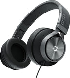 ARTIX Over Ear Headphones Wired with Microphone and Volume Control, Foldable Noise Isolating Headset with Deep Bass for School, Laptop, Computer, Chromebook, Tablet, Travel (3.5mm Jack)