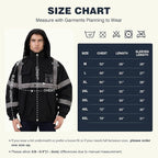 SKSAFETY Hi Vis Safety Rain Jacket for Men, Construction Work Rain Gear Heavy Duty Class 3 Rain Coat Waterproof Lightweight