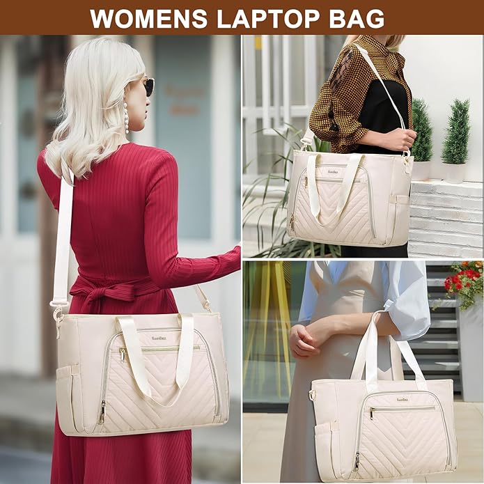 Teacher Tote Bag for Women 15.6in Laptop Bag Work Bags for Women Nurse, Large Utility Shoulder Tote Handbag