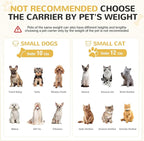 Lekereise Top-Expandable Pet Carrier 17x11x9.5 Inch Alaska Hawaiian Airline Approved Soft Sided Underseat to 12lbs Travel Carriers for Small Cats and Dogs with Locking Safety Zippers Anti-Scratch Mesh
