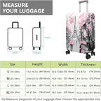 Travel Luggage Cover Suitcase Protector Fits 18-32 Inch Wheel Covers PatternedTravel Related Items Flower Luggage Protector Elastic S