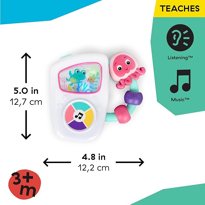 Baby Einstein Ocean Explorers Take Along Tunes Musical Toy, Jammin Janet, Ages 3 Months and up