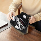 simtoper Electronic Organizer Travel Case – Waterproof Cable Bag for Cord, Charger, Hard Disk, Power Bank – Small Tech Storage for Travel, Backpack, Business Trip, Airplane