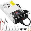 Adjustable 0-60V Power Supply 10A 600W, 110V AC to DC 0-60V Buck Converter 0-10A 600W Power Supply with LCD Display Adjustable Voltage Current 110V/220V AC to 60V DC Converter
