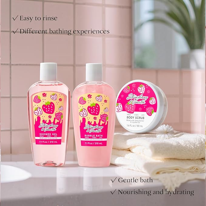 Mothers Day Gifts for Women, Spa kit Unique Birthday Gifts Christmas Gift for Women Teen Girls Tote Bag, 13pc spa gift baskets for girls beauty Bag bath products Home Spa for Daughter, Girlfriend