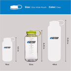 Nalgene 32 oz Wide Mouth Water Bottle | BPA-Free, Durable & Leak Proof, Lightweight Bottle for Hiking & Gym, Work & Travel