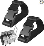 2PCS 22 inch Add a Bag Luggage Straps for Suitcase, Adjustable Suitcase Strap, Travel Accessories Travel Attachment for Connecting Two Suitcases or Smaller Packages Together -Black
