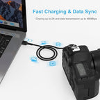 3ft Mini USB cable, 2 Pack USB 2.0 to mini b charger cord USB type A male Fast Charging cable Compatible with PS3 Controller, MP3 Player, Digital Camera, GPS Receiver, Dash Cam, Garmin GPS, Hero 3+