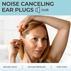 Peace&Quiet PQ Small Ear Plugs for Sleeping - 40 Earplugs for Sleep, Snoring, Small Ear Canals, Noise Cancelling 32 dB, Sound Blocking, for Women and Men