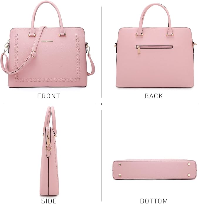 Dasein Laptop Bag for Women 14 Inch Computer Shoulder Bag Large Capacity Messenger Bag Business Office Professional Work Tote