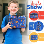 Lunch Box Kids, Lunch Bags for Women Men, Insulated Cooler Reusable Cute Lunch Containers for Boy & Girls, Adults Leak Proof Large Lunch Tote Bags for School, Work, Travel, Picnic Outdoor and Beach