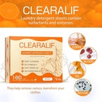 Laundry Detergent Sheets (480 Loads), Orange,Great For Travel,Apartments, Dorms,CLEARALIF Laundry Detergent Strips Eco Friendly & Hypoallergenic (80 Count, Pack of 3)