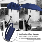 LANBRELLA Umbrella Windproof Compact Travel Umbrella Auto Open Close for Rain