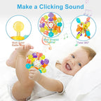 Baby Montessori Sensory Toys for 0-6 6-12 Months, Baby Teether Teething Toys for Babies 0 3 6 9 12 18 Months, Newborn Infant Learning Developmental Toys Gifts for 1 2 Year Old Boys Girls