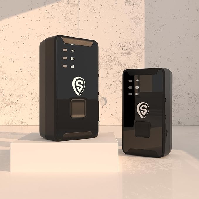 Hidden GPS Tracker for Vehicles - $9/mo with 5 sec Updates - Real Time Car Tracker - Trip History, Driving Alerts, GeoFence for Fleets & Family, Rechargeable Battery (Tracker & Magnet Case)