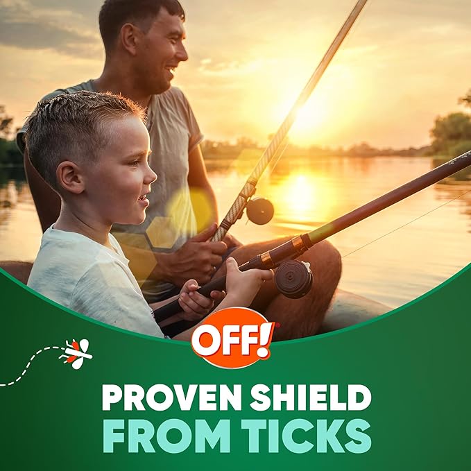 OFF! Deep Woods Mosquito and Insect Repellent Wipes, Long lasting, 12 Individually Wrapped Wipes (Pack of 1)