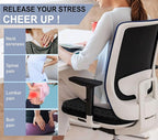 Gel Seat Cushion for Long Sitting Pressure Relief - Non-Slip Gel Chair Cushions for Back, Sciatica, Tailbone Pain Relief - Seat Cushion for Office Desk Chair, Car Seat – Wheelchair Cushions