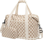 Expandable Travel Duffle Bags Weekender Overnight Bags for Women Men Hospital Bag for Women Labor Delivery with Toiletry Bag Waterproof