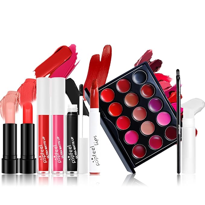 FantasyDay All in One Makeup Kit for Women Full Kit Girls Makeup Gift Sets Xmas Essential Bundle Include Eyeshadow Palette Lipstick Blush Concealer Eyeliner Mascara Foundation Brush Eyebrow Pencil