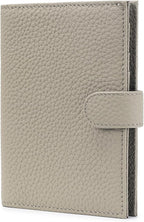 Karmiir RFID Passport Holder Travel Wallet for Women, Leather Passport Cover Wallet with Card Holders SIM Slots,Zippered Coins Pocket and Cash Slot Slim Compact Travel Wallet (Eephant Grey)