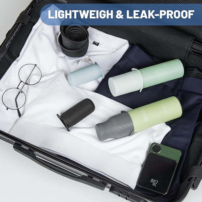 Mrsdry Bottle Covers for Travel, Elastic Sleeves for Leak Proofing, Silicone toiletry Containe sleeves, Leak Locks Travel Accessories for Shampoo Conditioner Wash Body Bottles (16pack)